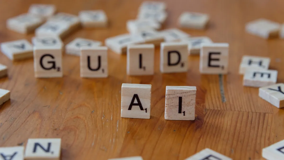 QuillBot Review — Guide and AI Text Blocks on Wooden Surface